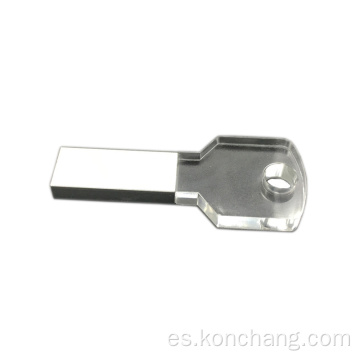 Unidad flash USB de cristal de llave de coche